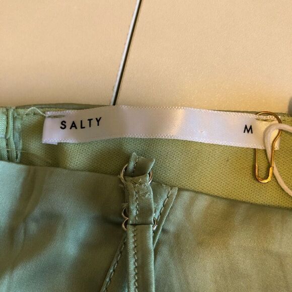 Salty Honey&Stardust Collection Grn Satin Corset S M Mermaid, Ballet, Coquette - Picture 7 of 15